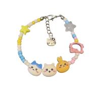 FDEETY Braccialetto Animali Colorati Perline Gioiello Accessorio Carino Regolabile Decorativo Donna Ragazza