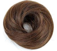 FDEETY Chignon Coda di Cavallo Extension per Capelli Elastico Posticcio per Capelli Chignon Dritto Corto Coda di Cavallo Bun Extension Parrucca Donna(B)