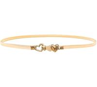 FDEETY Cintura Da Donna In Metallo Dorato Con Fibbia Intrecciata Accessorio Elegante Per Abiti E Gonne Cintura Regolabile Per Vita Alta Cintura Sottile Per Donna Cintura Decorativa Per Abiti Estivi