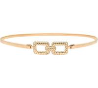 FDEETY Cintura Da Donna In Metallo Dorato Con Fibbia Intrecciata Accessorio Elegante Per Abiti E Gonne Cintura Regolabile Per Vita Alta Cintura Sottile Per Donna Cintura Decorativa Per Abiti Estivi