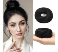 FDEETY Elastico Capelli Chignon Coda di Cavallo Extension per Capelli Posticcio Dritto Corto Bun per Donna Ragazze