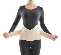 FDEETY Fascia Lombare Supporto Schiena, Bustino Ortopedico Alleviare L'ernia Del Disco Dalla Sciatica,Cintura Lombare che Svolgono Lavori Pesanti, Beige