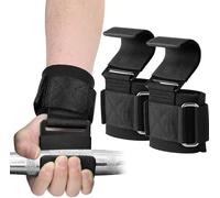 FDEETY Ganci Polso Sollevamento Pesi Supporto Polsiera Allenamento Palestra Fitness Bodybuilding Trazioni Sbarra Protezione