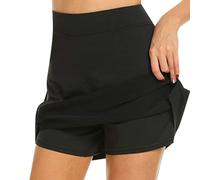 FDEETY Gonna Tennis Donna con Pantaloncini Integrati Skort Sportiva Gonna Padel Abbigliamento Sportivo Pantagonna Traspirante Gonnellino Tennis Corta Completo Sportivo Gonne Tennis Donna