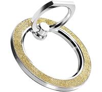 FDEETY Handy Ring Halterung Magnetisch für MagSafe 360° Drehung Handy Griff Halter Fingerhalter Smartphone mit Glänzend Metallring