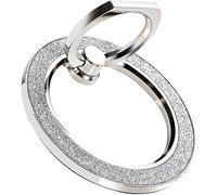 FDEETY Handy Ring Halterung Magnetisch für MagSafe 360° Drehung Handy Griff Halter Fingerhalter Smartphone mit Glänzend Metallring