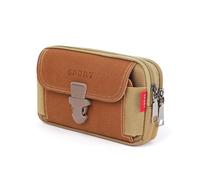 FDEETY Marsupio Tattico Pratico Versatile Borsello da Cintura per Sport All'Aperto Escursioni Arrampicata in Montagna Ciclismo (Orizzontale-Khaki)