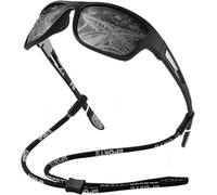 FDEETY Occhiali Sportivi Polarizzati Avvolgenti Protezione Uv400 Lenti Specchiate Cornice Leggera Montatura Resistente Ciclismo Guida