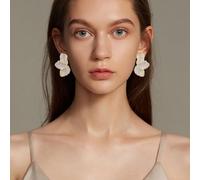 FDEETY Orecchini da Donna Semplice Moda Petali Irregolari Orecchini Retrò Orecchino Gioielleria Regalo per Mamma Moglie Figlia