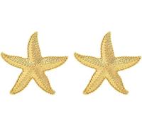 FDEETY Orecchini Donna Oro Placcato 14K Orecchini a Pendente con Motivo Stelle Marine Esagerato Ipoallergenico Orecchini Grande per Donne Ragazze di Gioielli