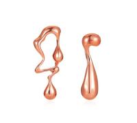 FDEETY Orecchini Goccia Eleganti Argento Brillante Pendenti Cristallo Minimalisti Donna Accessori Cerimonia Matrimonio