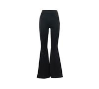 FDEETY Pantaloni da Yoga Svasati da Donna Pantaloni Elastici a Vita Alta con Fondo a Campana per Il Salotto, Pantaloni da Palazzo Hippie per la Danza