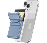FDEETY Porta Carte Magnetico Pieghevole Portafoglio Cellulare Supporto Smartphone Adesivo Universale Portacarte Credito