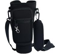 FDEETY Portaborraccia Sportivo Con Tracolla Regolabile E Tasche Multiple Per Accessori Custodia Isolante Per Bottiglie D'Acqua Ideale Per Escursioni Ciclismo E Attività All'Aperto