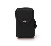 FDEETY Pratico Versatile Borsello da Cintura Marsupio Tattico Marsupi per Campeggio Escursionismo Ciclismo Viaggio Trekking Porta Smartphone Chiave Denaro (Verticale-Nero)