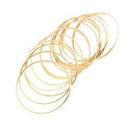 FDEETY Set di 12 Bracciali Donna in Lega di Alta Qualità Braccialetti Rigidi in Oro per Polso Accessori Eleganti per Ogni Occasione Bracciale alla Moda Gioielli Donna