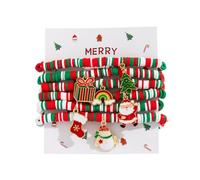 FDEETY Set di Braccialetti da Donna Multistrato Braccialetto di Perline Boho con Lettere Braccialetto di Perline Colorate Idee Regalo Donna Compleanno Regalo Coppia Natale