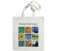 FDEETY Shopper Borsa Tela Cotone Riutilizzabile Arte Classica Dipinto Famoso Quadro Museo Spesa Quotidiana Trasporto Ecologico