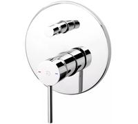 FDesign Flusso rubinetto per vasca e doccia da incasso cromo FD1-FLS-7P-11