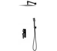 FDesign Seppia set doccia da incasso con soffione nero FD1-SPA-7PSET-22