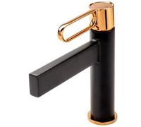 FDesign Zaffiro rubinetto per lavabo verticale nero FD1-ZFR-2-25