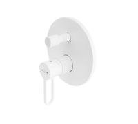 FDesign Zaffiro rubinetto per vasca e doccia da incasso bianco FD1-ZFR-7P-33