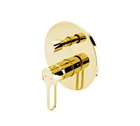 FDesign Zaffiro rubinetto per vasca e doccia da incasso oro FD1-ZFR-7P-55