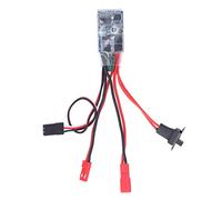 FDEVRWUO RC Brushed ESC 30A, Regolatore elettronico di velocità per auto e barche RC, Controllo corrente bidirezionale con frequenza 2kHz, Compatibile con 1/16 1/18 1/24, Leggero e