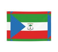 FDGBNM Bandiera della Guinea Equatoriale vibrante Festone 119,4 x 43,2 cm, resistente ai raggi UV, resistente allo sbiadimento, 4 occhielli, per interni ed esterni.
