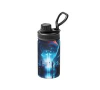 FDGBNM Science Fiction Future - Bottiglia termica da 340 ml. Doppia parete, a prova di perdite, a prova di sudore, all'aperto e in viaggio.