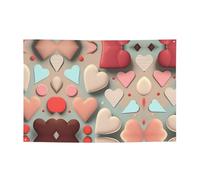 FDGBNM Striscione per feste con motivo d'amore, 119,4 x 43,2 cm, resistente ai raggi UV, resistente allo sbiadimento, 4 occhielli, per uso interno/esterno.