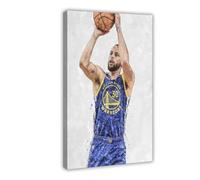 FDGDW Poster su tela di Stephen Curry 1, decorazione per camera da letto, 60 x 90 cm