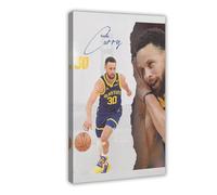 FDGDW Poster su tela, motivo: Stephen Curry 1 (2), decorazione per camera da letto, 30 x 45 cm