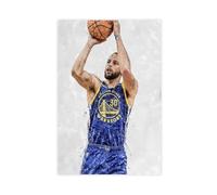 FDGDW Poster su tela, motivo: Stephen Curry 1, decorazione per camera da letto, 30 x 45 cm