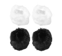 FDGGT 2 Paia di Copripolsini in Peluche, Coprimaniche in Velluto Ispessito, Coprimaniche Carini per Le Donne, Coprigemelli Creativi, Decorazioni per Feste