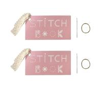 FDGGT 2 Set di Mini Kit da Cucito, Set di Libri da Ricamo Creativi, Mini Oggetti di Scena per Libri da Cucito, Kit da Cucito per Libri da Cucito, Carte da Cucito