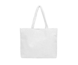 FDGGT Borsa A Tracolla In Velluto A Coste Da 1 Pezzo, Borsa A Tracolla Di Grande Capacità, Semplice Borsa A Tracolla Casual, Borsa Da Pendolare Da Donna