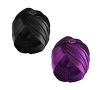 FDGGT Cappelli Turbante in Velluto 2 Pezzi, Cappelli Turbante Elasticizzati, Cappelli Turbante retrò, Cappelli Turbante Morbidi, Cappelli Chemioterapia