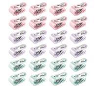FDGGT Clip per Piumino da 24 Pezzi Supporti per Trapunta Clip in Plastica Multiuso Clip Antiscivolo per Trapunta Accessori per La Casa