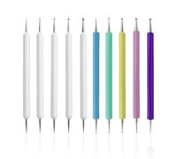 FDGGT Confezione da 10 Strumenti per Goffratura, Strumenti per Manicure, Strumenti Multiuso per Dipingere, Scolpire, Manicure