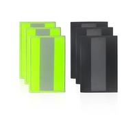 FDGGT Confezione da 6 Toppe Riflettenti per Braccia, Toppe Riflettenti di Sicurezza, Toppe Riflettenti per Abbigliamento, Toppe per Zaino, Adatte per L'Escursionismo, Il Ciclismo E La Corsa