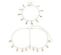 FDGGT Copricapo A Catena A 1 Pezzo E Braccialetto A 1 Pezzo, Gioielli Personalizzati di Moda, Gioielli Creativi, Gioielli da Donna