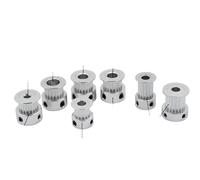 FDhRyTF Puleggia dentata GT2 da 2 pezzi 2GT 16 denti 20 denti foro in alluminio 5mm 8mm ingranaggio compatibile con cinghie di larghezza 6mm 10mm per stampanti 3D e macchine CNC(20T W6 B5)