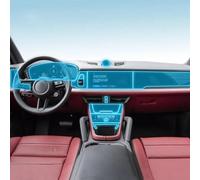 FDHWINGI Pellicola protettiva in TPU trasparente per console centrale interna dell'auto, pellicola protettiva PPF antigraffio, per Porsche Cayenne 2024-2025