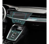 FDHWINGI Pellicola Protettiva PPF Pre-Tagliata per Interni Auto Console Pellicola Trasparente in TPU, per Audi A3 8Y S3 2020-2025