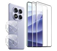 FDHYFGDY 2+2 pezzi Pellicola protettiva per Xiaomi Redmi Note 14 Pro 5G/Poco X7 5G vetro temperato, protezione fotocamera e pellicola protettiva vetro, durezza 9H, protezione schermo HD anti-bolle