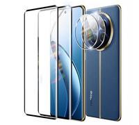 FDHYFGDY 2+2 pezzi per Realme 12 Pro/Pro Plus vetro temperato, protezione fotocamera e pellicola protettiva vetro, durezza 9H, antibolle, Pellicola protettiva per Realme 12 Pro/Pro+ 5G