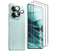 FDHYFGDY 2+3 pezzi Pellicola protettiva per Xiaomi Redmi Note 14 5G vetro temperato, protezione fotocamera e pellicola protettiva vetro, durezza 9H, protezione schermo HD anti-bolle