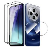 FDHYFGDY 2 pezzi Pellicola protettiva per Xiaomi Redmi 14C/Poco C75 vetro temperato, durezza 9H, protezione schermo HD anti-bolle