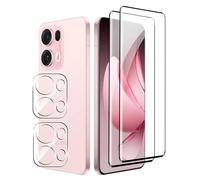 FDHYFGDY 2 pezzi per Oppo Reno 13 Pro 5G Pellicola protettiva per vetro temperato,2 pezzi di pellicola in vetro per fotocamera,durezza 9H,protezione schermo antigraffio e senza bolle